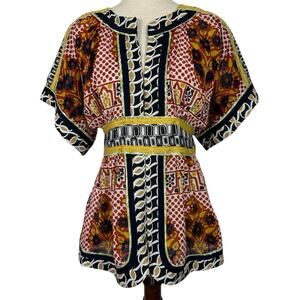 McGinn Top Women Small EU36 Tribal Boho Indie Festival NWT